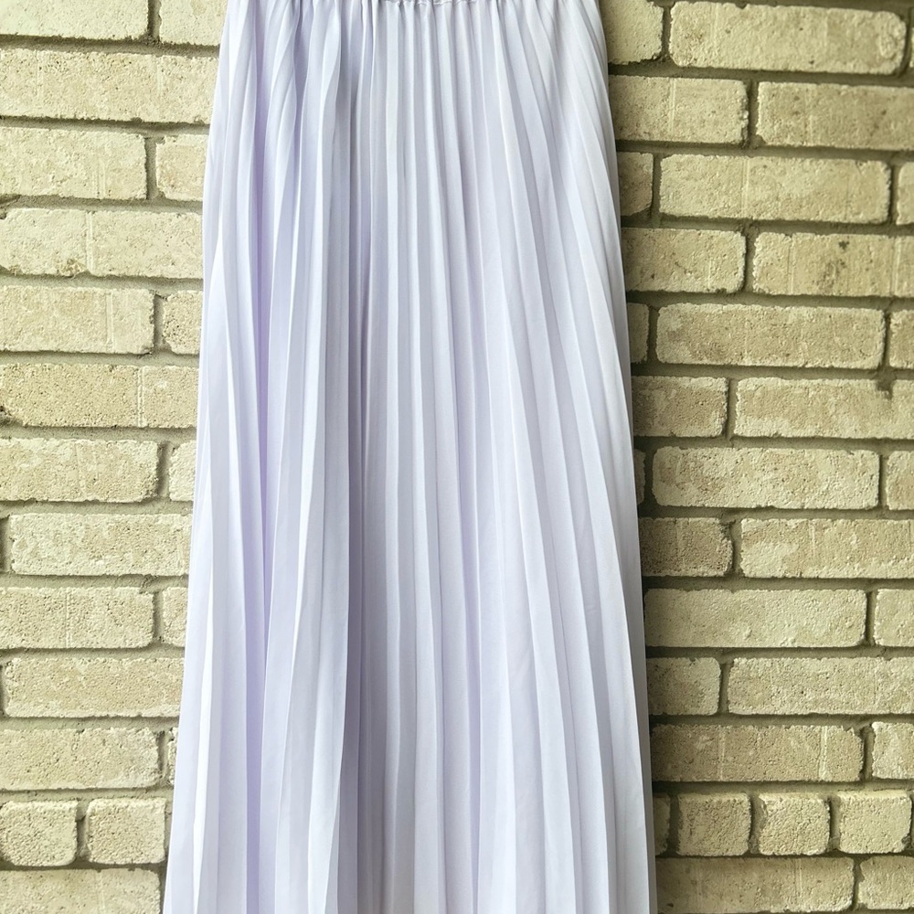 Ebossy White Maxi Skirt with Flowing Panels. Size M. NWTGS - Picture 5 of 6